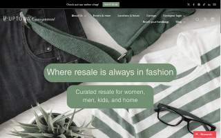 Uptown Consignment website
