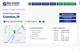 Physical Therapy & Sports Medicine Centers Southbury website