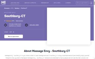 Massage Envy of Southbury website
