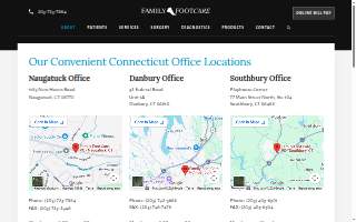 Family Foot Care, PC - Southbury website