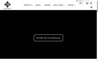 TELEFUNKEN Elektroakustik website