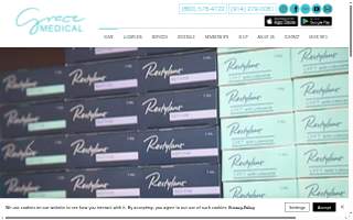 Grace Medical Aesthetics website