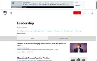 Leadership Simplified website