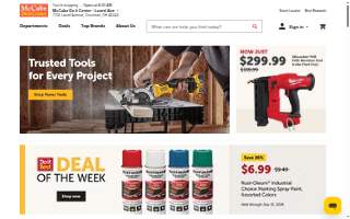 McCabe's Landscape Construction website