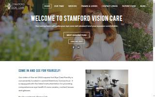 Stamford Vision Care website