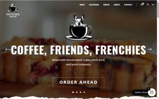 Frenchies Coffee Bar website