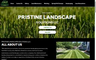 Pristine Landscape Solutions LLC website