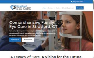 Stratford Eyecare Associates website