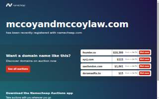 McCoy & McCoy website