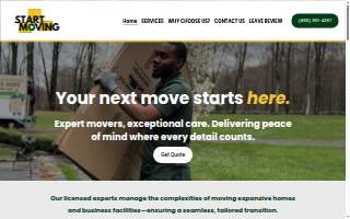 Start Moving LLC website