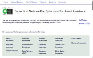 Creative Health Insurance website