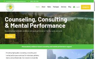Deep Breaths Counseling & Mental Performance website