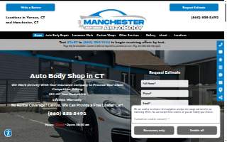 Manchester Auto Body - Collision Specialist website