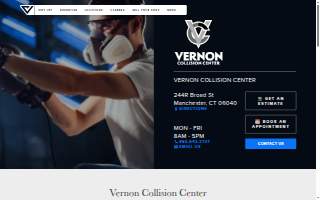 Vernon Collision Center website