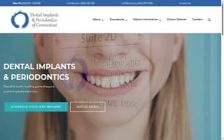 Dental Implants and Periodontics of Connecticut LLC website