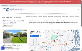 The Eye Care Group website