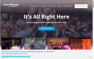 Powerstation Events website