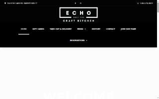 Echo Craft Kitchen website