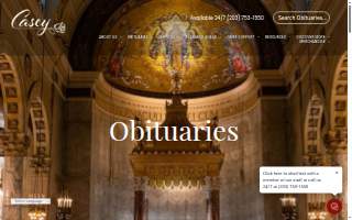 Casey's Eastside Memorial Funeral Home and Cremation Care of Waterbury website