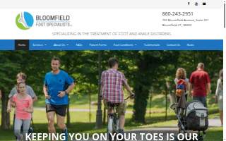 Bloomfield Foot Specialists, LLC of West Hartford website
