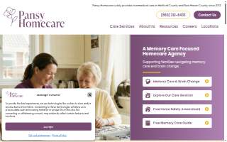 Pansy Homecare website
