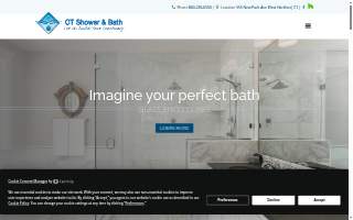 CT Shower and Bath website