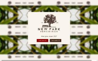 New Park Brewing website