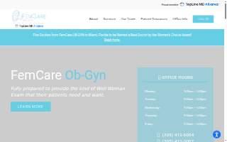 FemCare MedSpa website