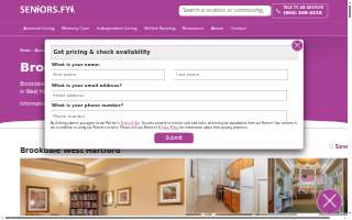 Brookdale West Hartford website