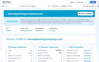 Wizard Painting Company website