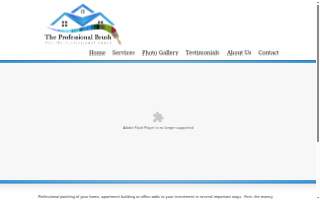 Professional Brush Painting LLC website