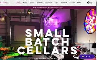 Small Batch Cellars website