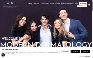 Modern Dermatology website
