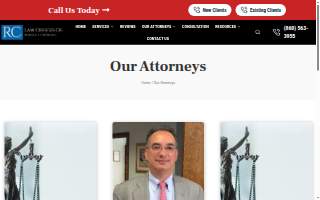 The Law Offices of Ronald I. Chorches website