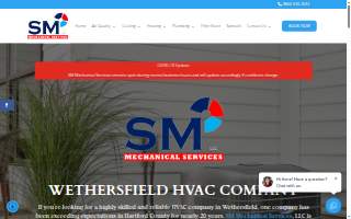 SM Mechanical Services LLC of Wethersfield website