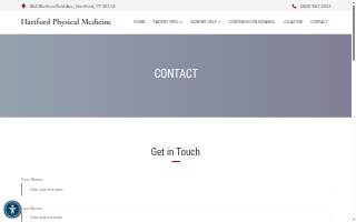 Hartford Physical Medicine website