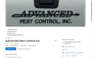 Advanced Pest Control Inc. website