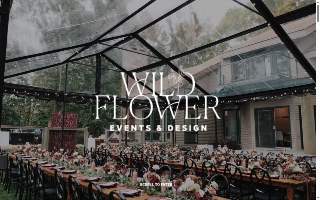 Wildflower Events + Design website