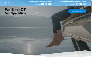 Eastern Connecticut Foot Specs website
