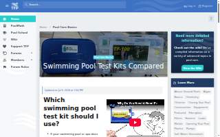 Pool and Water People of Conn website