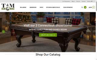T & M Billiards website