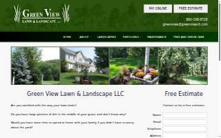 green view lawn and landscaping website