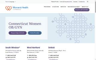 Connecticut Women OB/GYN of Windsor Locks website