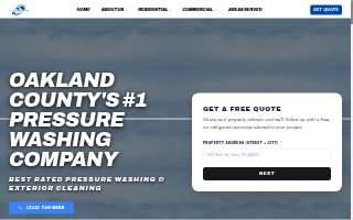 A to Z Power Washing LLC website