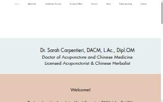 Tranquility Acupuncture, LLC website