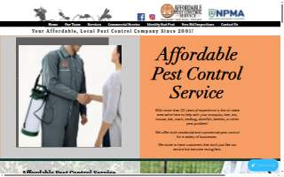 Affordable Pest Control Service of Glasgow website