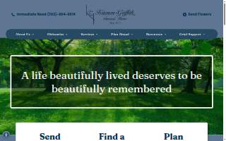 Krienen-Griffith Funeral Home of Bear website