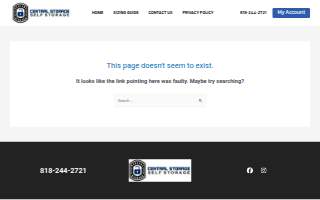 Central Storage of Dover website
