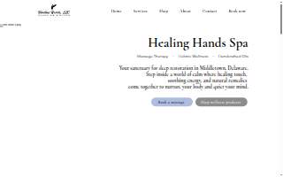 Healing Hands website