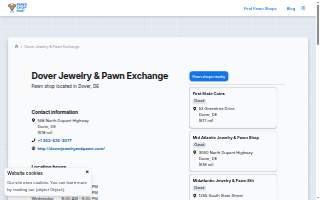 Dover Jewelry & Pawn Exchange website